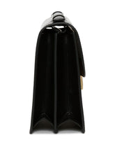 Victoria Beckham Dorian Smooth Leather Shoulder Bag Black