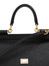 Dolce & Gabbana Sicily Large Leather Handbag Black