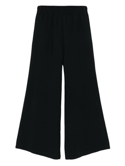 Fabiana Filippi Wide-Leg Full-Length Trousers in Black Black