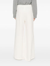 Fabiana Filippi Wide-Leg Wool Trousers White