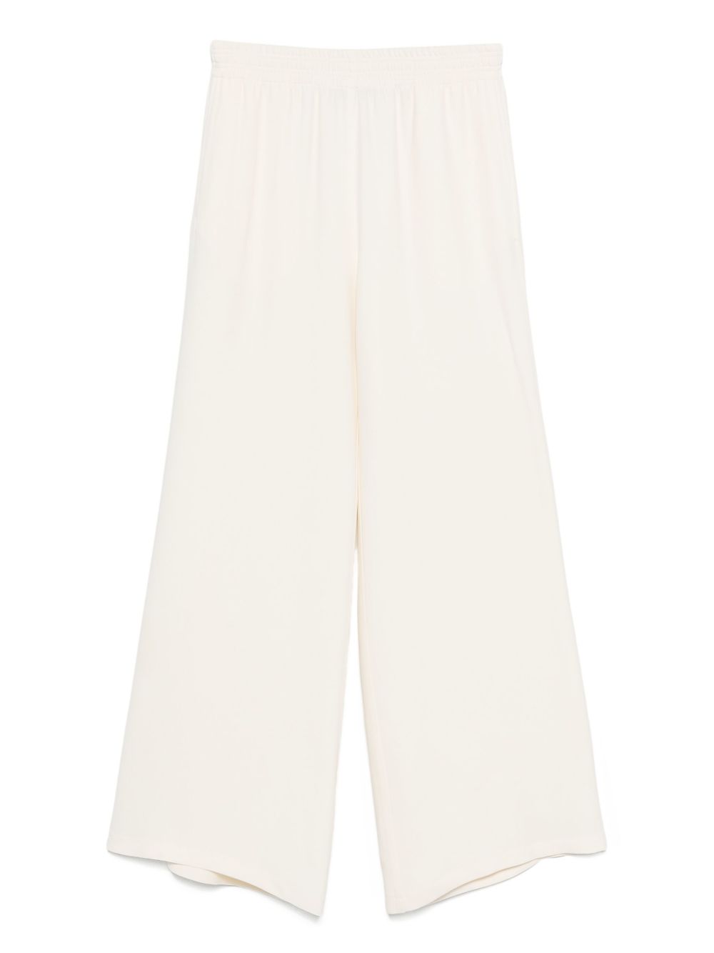 Fabiana Filippi Wide-Leg Wool Trousers White