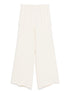 Fabiana Filippi Wide-Leg Wool Trousers White