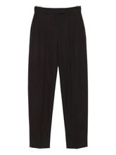 Alexander Mcqueen Tailored Wool Pressed Crease Trousers Brown brown