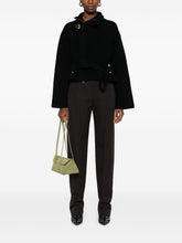 Alexander McQueen Pressed-crease tailored trousers Brown