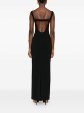 Solace London Boat Neck Sleeveless Maxi Dress Black black