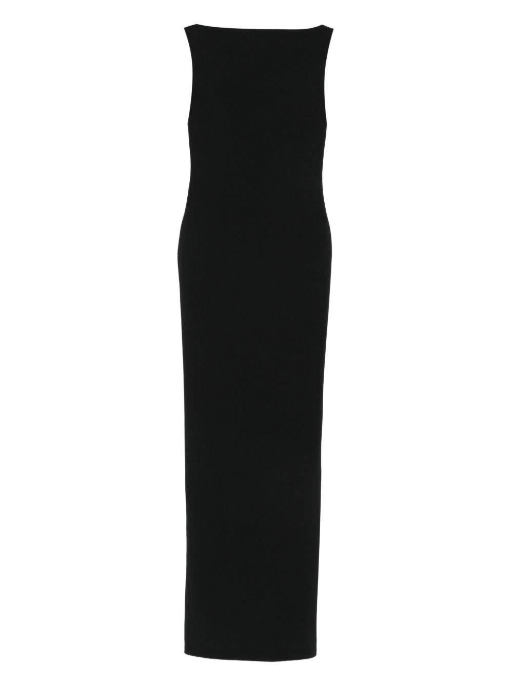 Solace London Boat Neck Sleeveless Maxi Dress Black black