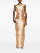 Solace London One-Shoulder Maxi Dress Golden Golden