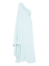Solace London One-Shoulder Clear Blue Maxi Dress Clear Blue