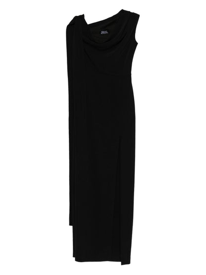 Solace London Sleeveless Side-Split Maxi Dress Black