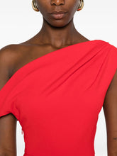 Solace London One-Shoulder Red Maxi Dress With Side Slit Red