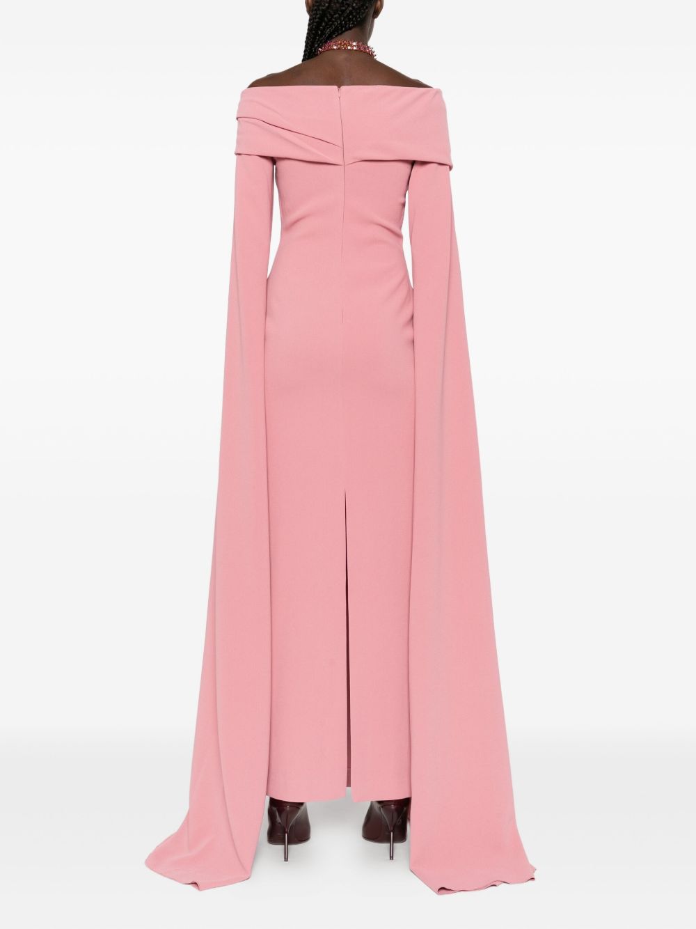 Solace London Nuri midi dress Pink