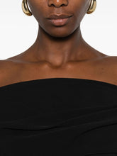 Solace London Off-Shoulder Maxi Black Dress Black