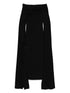 Solace London Off-Shoulder Maxi Black Dress Black