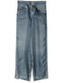 Pierre Louis Mascia Denim Print Silk Trousers Grey