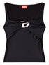 Diesel Silk & Nylon T-amai Tank Top Black