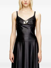 Diesel Silk & Nylon T-amai Tank Top Black