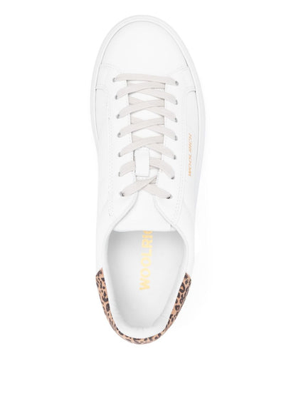 Woolrich Chunky Court Leather Sneakers White