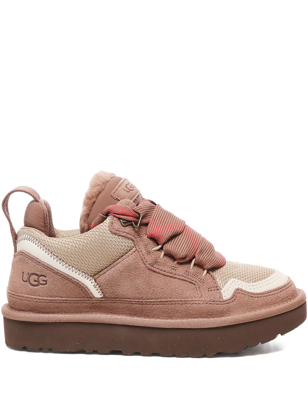 Ugg Australia Lowmel Paneled Leather Sneakers Brown brown