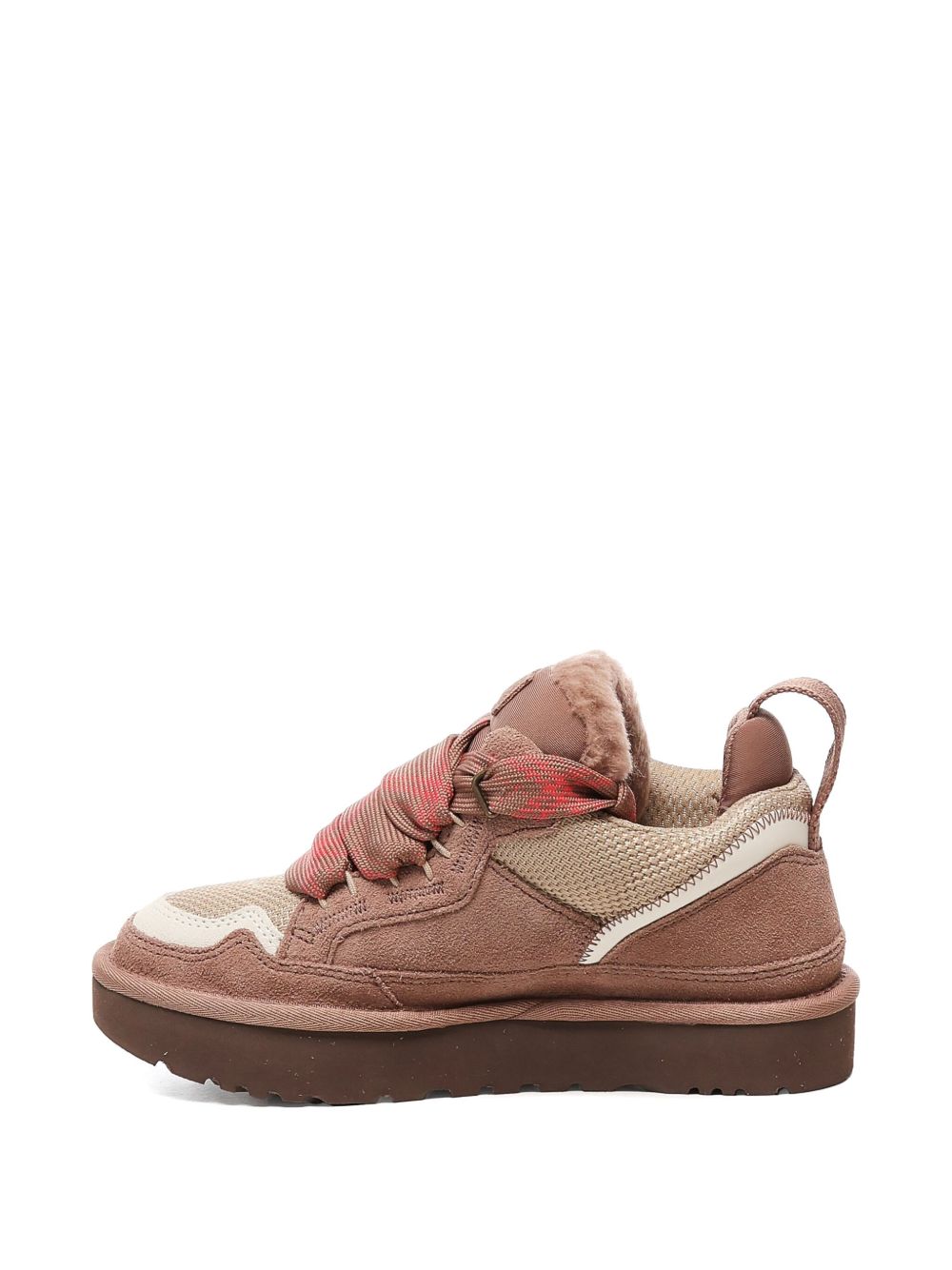Ugg Australia Lowmel Paneled Leather Sneakers Brown brown
