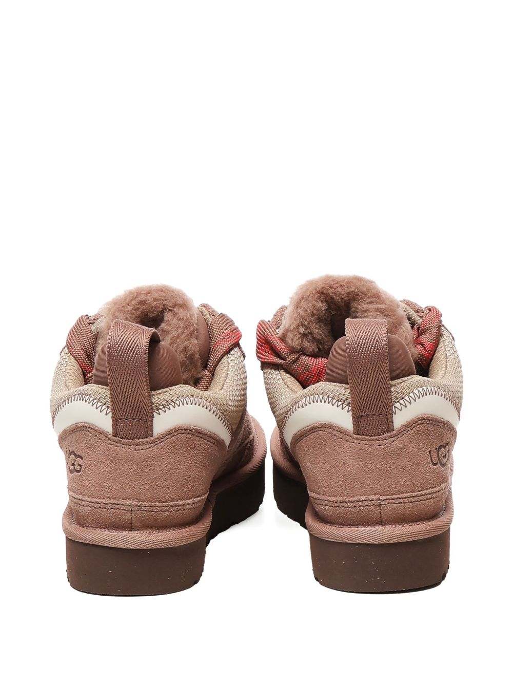 Ugg Australia Lowmel Paneled Leather Sneakers Brown brown
