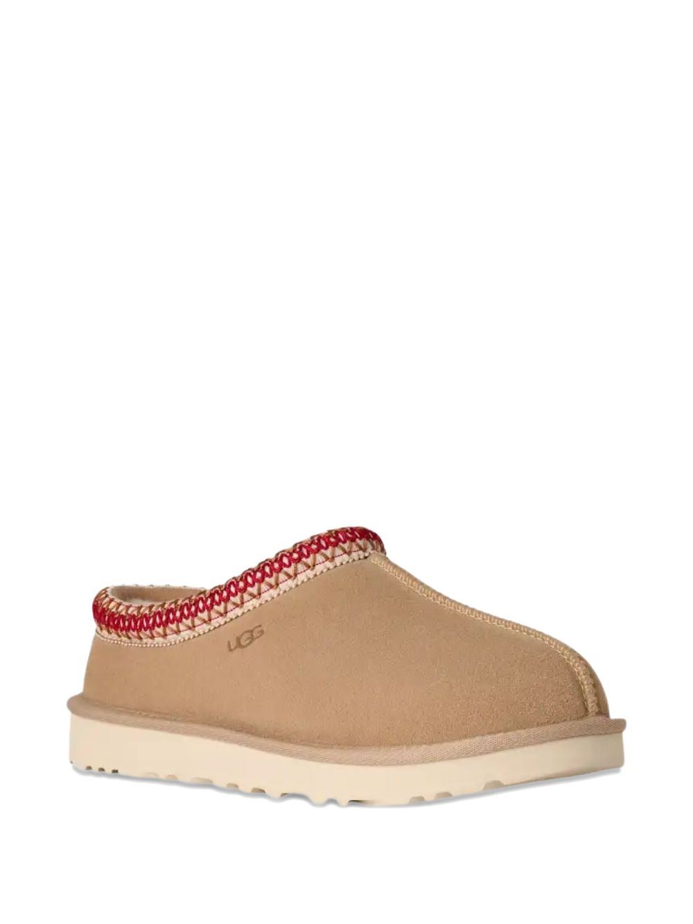 Ugg Australia Tasman II Sheepskin-Trimmed Closed Toe Sandals Beige