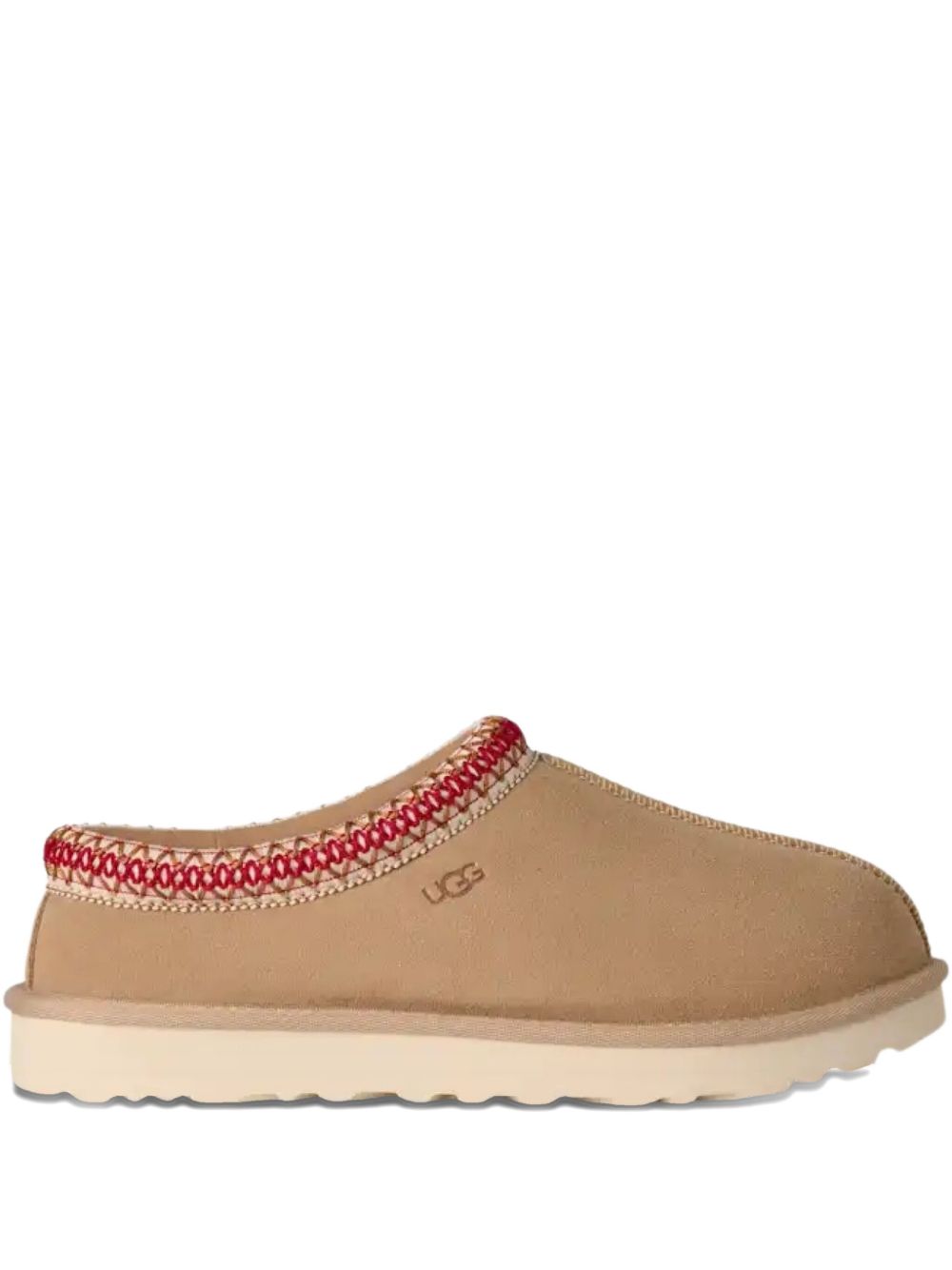 Ugg Australia Tasman II Sheepskin-Trimmed Closed Toe Sandals Beige