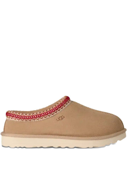Ugg Australia Tasman II Sheepskin-Trimmed Closed Toe Sandals Beige