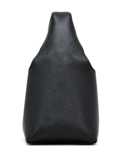 Marc Jacobs The Sack Mini Debossed-Leather Tote Bag Black