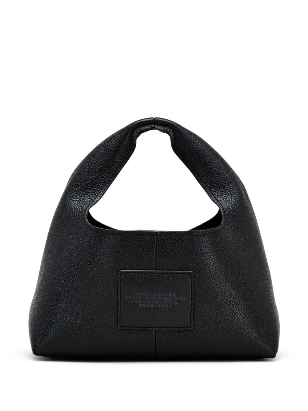 Marc Jacobs The Sack Mini Debossed-Leather Tote Bag Black