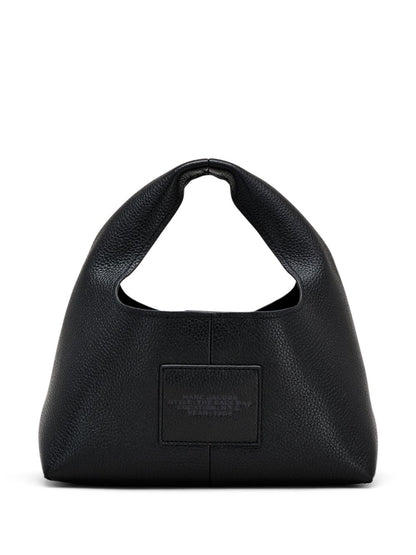 Marc Jacobs The Sack Mini Debossed-Leather Tote Bag Black