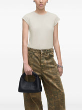 Marc Jacobs The Sack Mini Debossed-Leather Tote Bag Black