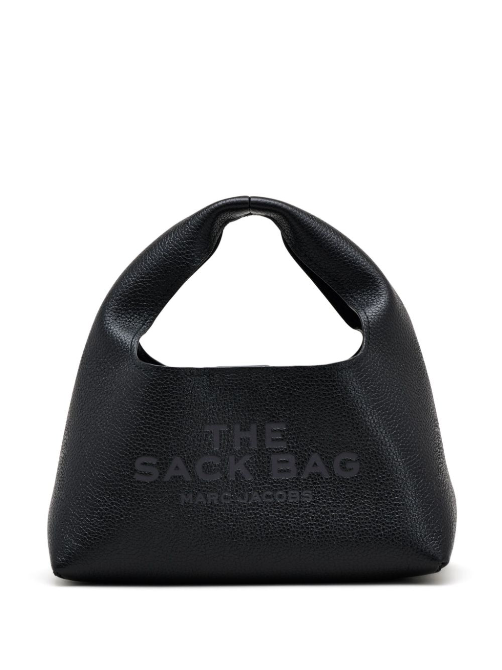 Marc Jacobs The Sack Mini Debossed-Leather Tote Bag Black