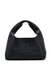 Marc Jacobs The Sack Mini Debossed-Leather Tote Bag Black