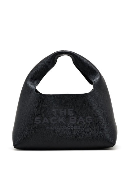 Marc Jacobs The Sack Mini Debossed-Leather Tote Bag Black