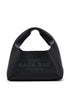 Marc Jacobs The Sack Mini Debossed-Leather Tote Bag Black