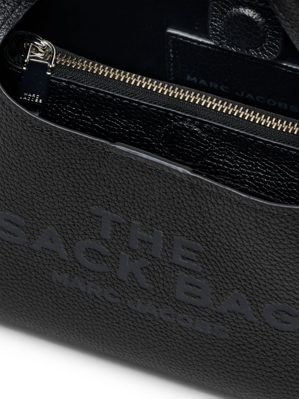 Marc Jacobs The Sack Bag debossed-logo tote bag BLACK