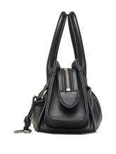 Marc Jacobs Christina Small Satchel Black Leather Bag Black