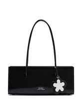 Marc Jacobs The Mirror Leather Satchel Bag Black