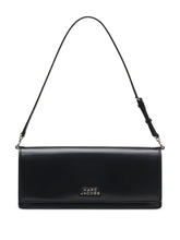 Marc Jacobs The Mirror Flower Cut-Out Leather Shoulder Bag Black