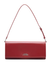 Marc Jacobs The Glam Mirror Leather Shoulder Bag Bordeaux
