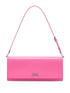 Marc Jacobs The Mirror Shoulder Leather Bag With Flower Cutout Fuchsia