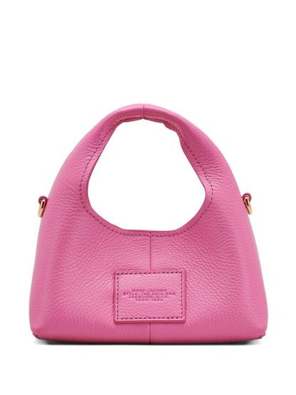 Marc Jacobs The Micro Crossbody Sack Pink Leather Bag Fuchsia