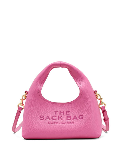 Marc Jacobs The Micro Crossbody Sack Pink Leather Bag Fuchsia