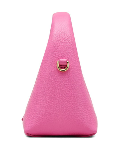 Marc Jacobs The Micro Crossbody Sack Pink Leather Bag Fuchsia