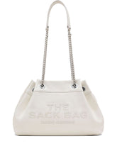 Marc Jacobs The Leather Chain Sack White Shoulder Bag White