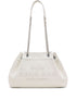 Marc Jacobs The Leather Chain Sack White Shoulder Bag White