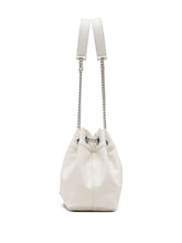 Marc Jacobs The Leather Chain Sack White Shoulder Bag White