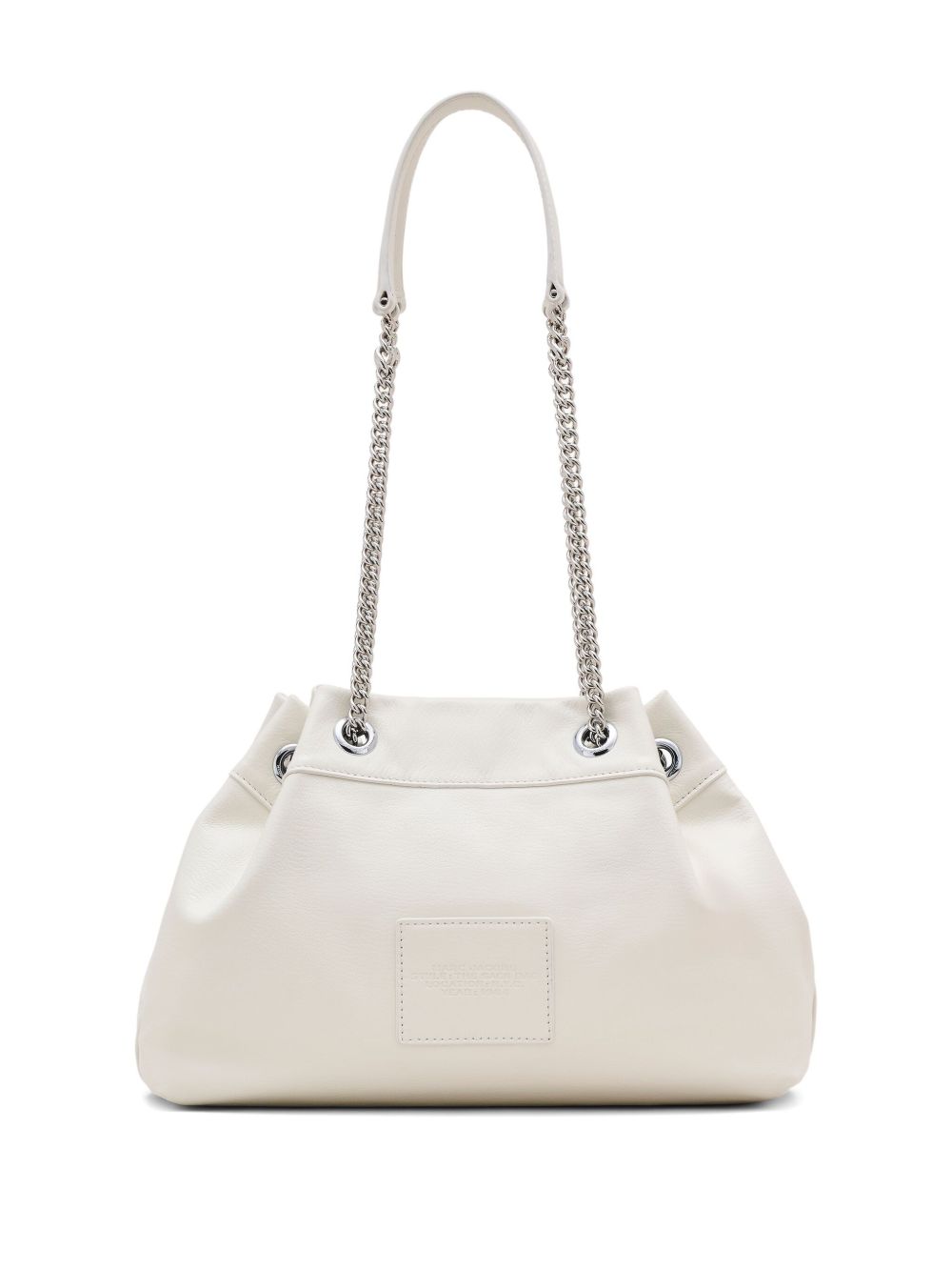 Marc Jacobs The Leather Chain Sack White Shoulder Bag White