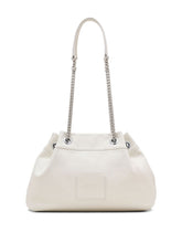 Marc Jacobs The Leather Chain Sack White Shoulder Bag White