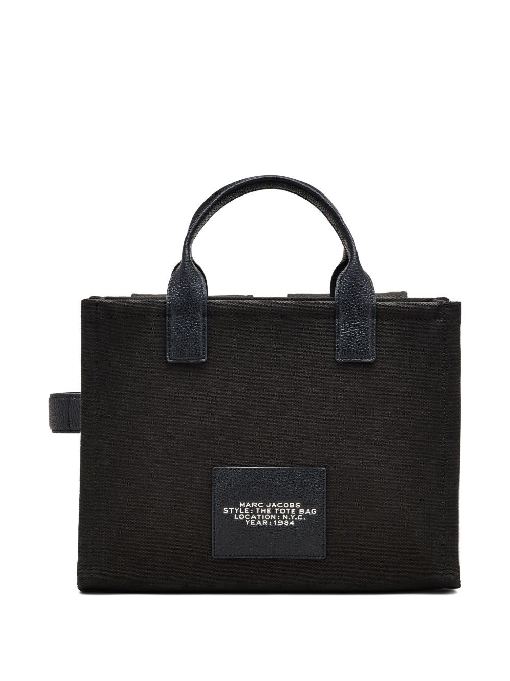 Marc Jacobs The Cargo Medium Black Cotton Tote Bag Black
